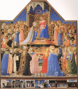 Fra Angelico The Coronation of the Virgin (mk05) China oil painting art